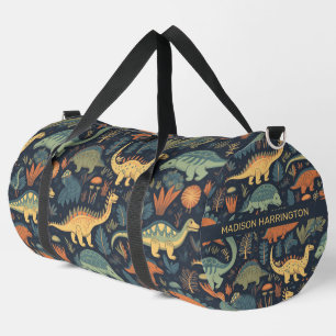 Aangepaste naam Dinosaurus Patroon Plunjezak