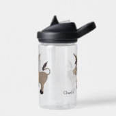 Aangepaste naam Donkey-illustratie Waterfles (Links)