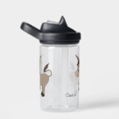 Aangepaste naam Donkey-illustratie Waterfles (Rechts)