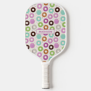 Aangepaste naam Donut Pattern Pickleball Paddle