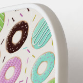 Aangepaste naam Donut Pattern Pickleball Paddle (Links Detail)