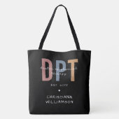 Aangepaste naam DPT Doctor in de Fysieke Behandeli Draagtas (Achterkant)