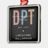 Aangepaste naam DPT Doctor in de Fysieke Behandeli Metalen Ornament (Links)