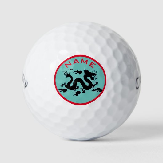 AANGEPASTE NAAM DRAGON CALLAWAY GOLF WARBIRD GOLFB GOLFBALLEN (Voorkant)