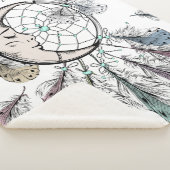 Aangepaste naam drocatcher fleece deken (3/4)