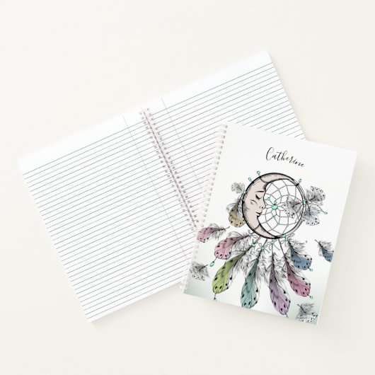 Aangepaste naam drocatcher notebook notitieboek (Binnen)