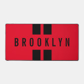 Aangepaste naam Dubbele strepen rackstandaard vent Bureaumat (Voorkant)