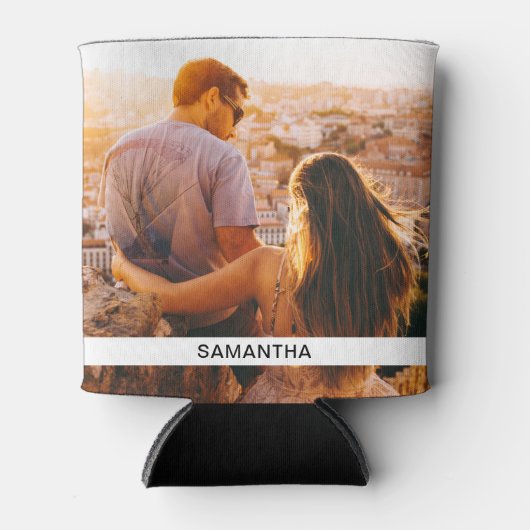 Aangepaste naam dubbelzijdige Sjabloon Koelbox Blikjeskoeler (Voorkant)