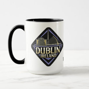 Aangepaste naam Dublin Ierland Mok