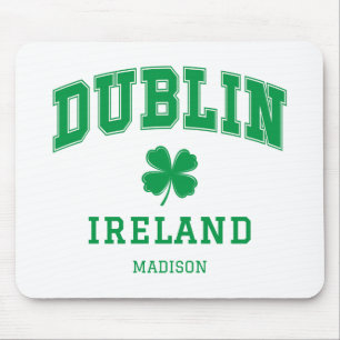 Aangepaste naam Dublin Ierland Muismat