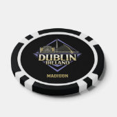 Aangepaste naam Dublin Ierland Poker Chips (Enkel)