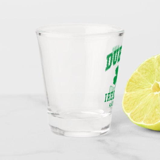 Aangepaste naam Dublin Ierland Shot Glas (Links)