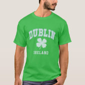 Aangepaste naam Dublin Ierland T-shirt (Voorkant)