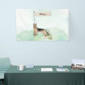 Aangepaste naam Duitse herderschapstig Spandoek (Beurs)