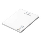 Aangepaste naam: een geweldige leraar inspireert e notitieblok (Gedraaid)