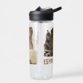 Aangepaste naam EGYPT-fotocollage Waterfles (Links)