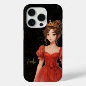 Aangepaste naam elegante koningin fonecase Case-Mate iPhone case (Achterkant)