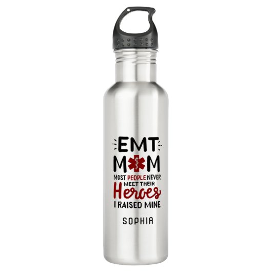 Aangepaste naam EMT Medical Assistant Waterfles (Voorkant)