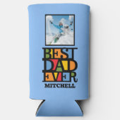 Aangepaste naam en 2 foto's BESTE DAD OOIT (Voorkant)