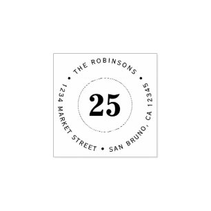 Aangepaste naam en adres van vervangende partij in 	rubberstempel