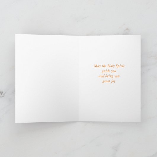Aangepaste naam en datum, bevestiging Gefeliciteer Kaart (Binnen)