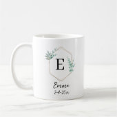 Aangepaste naam en doop Datum JW Cadeaus Koffiemok (Links)