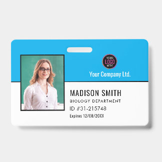 Aangepaste naam en foto | ID-kaart badge