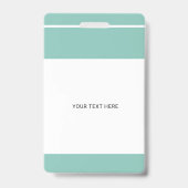 Aangepaste naam en foto school student ID Badge (Achterkant)