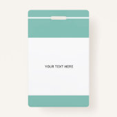 Aangepaste naam en foto school student ID Badge (Achterkant)