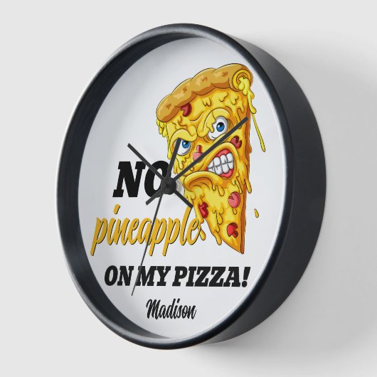 Aangepaste naam en ingrediënt Angry Pizza (Hoek)