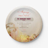 Aangepaste naam en Jaar non, 60e Jubileum Religieu Papieren Bordje (Voorkant)