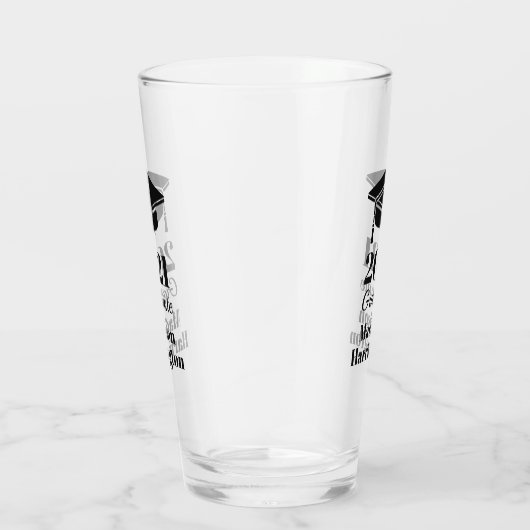 Aangepaste naam en jaartal Afstuderen Glas (Rechts)