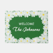 Aangepaste naam en kleur daisy bloem klein deurmat (Voorkant)