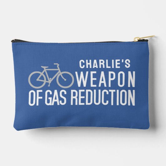 Aangepaste naam en kleur fiets etui (Achterkant)