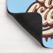 Aangepaste naam en kleur Ice Cream mousepad Muismat (Hoek)