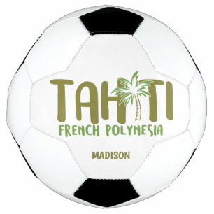 Aangepaste naam en kleur Tahiti Voetbal