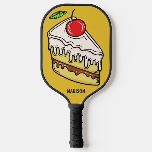 Aangepaste naam en kleurensegment pickleball paddle (Voorkant)
