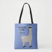 Aangepaste naam en kleurtassen voor Cool Llama Draagtas (Voorkant)