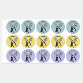 Aangepaste naam en kleurTOOLS Labels (Vel)