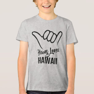Aangepaste naam en locatie Shaka Tri-Blend Shirt