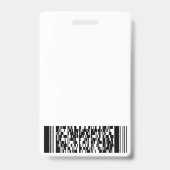 Aangepaste naam en Logo-ID voor bezoekerspas schoo Badge (Back)