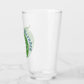Aangepaste naam en monogrammen Celtic Style Ourobo Glas (Links)