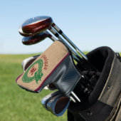 Aangepaste naam en monogrammen Celtic Style Ourobo Golfheadcover (Insitu)