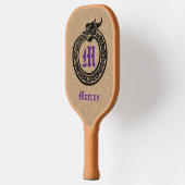 Aangepaste naam en monogrammen Celtic Style Ourobo Pickleball Paddle (Links)