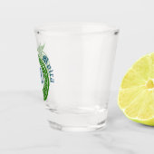 Aangepaste naam en monogrammen Celtic Style Ourobo Shot Glas (Rechts)
