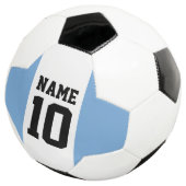 Aangepaste naam en nummer Argentinië vlag Voetbal (Drie kwart)