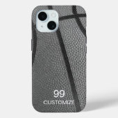 Aangepaste naam en nummer Basketbal Case-Mate iPhone Case (Achterkant)
