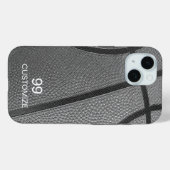 Aangepaste naam en nummer Basketbal Case-Mate iPhone Case (Achterkant (horizontaal))