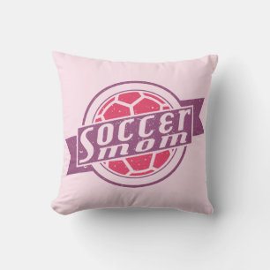 Aangepaste naam en nummer van de voetbalmam kussen