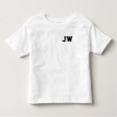 Aangepaste naam en nummer van het Football Voetbal Kinder Shirts (Voorkant)